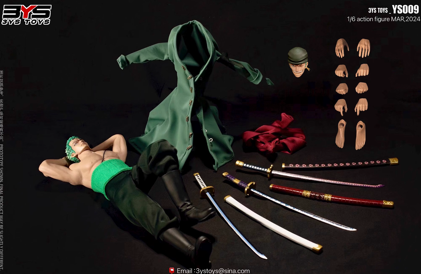 【Pre-sale】1/6 Scale Zoro-3YS TOYS Studio