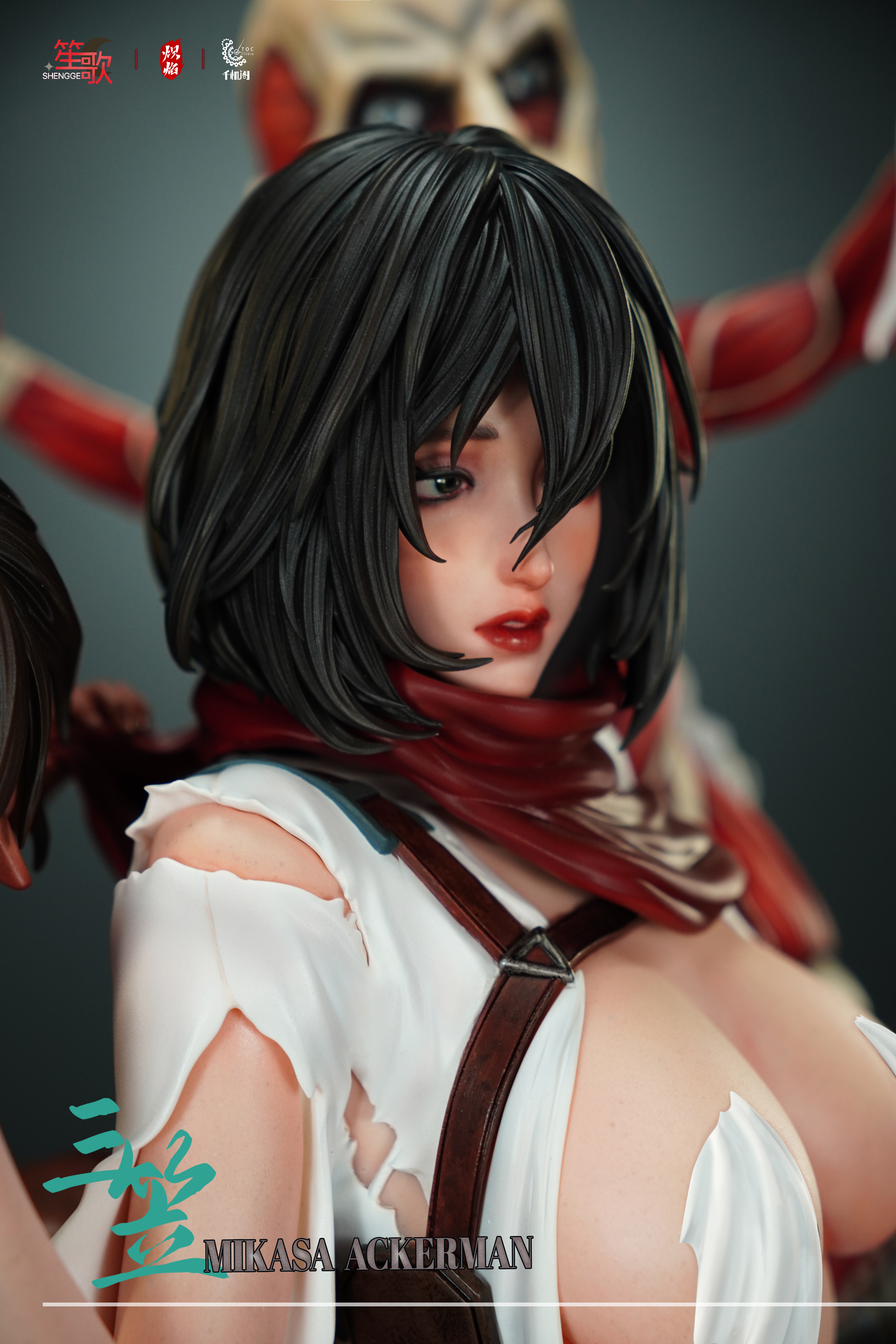 【Sold out】1/4 Scale Mikasa·Ackerman-Attack on Titan-ShengGe & TOC Studio