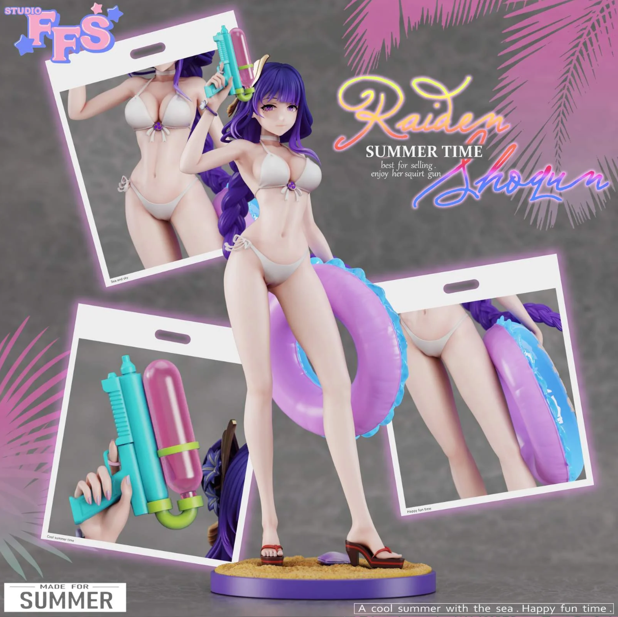 【Last one】Swimsuit Ver. Yae Miko & Raiden Shogun-Genshin Impact-FFS Studio