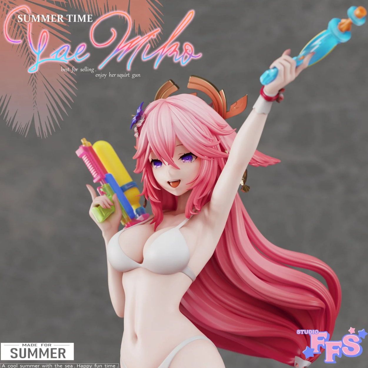 【Last one】Swimsuit Ver. Yae Miko & Raiden Shogun-Genshin Impact-FFS Studio