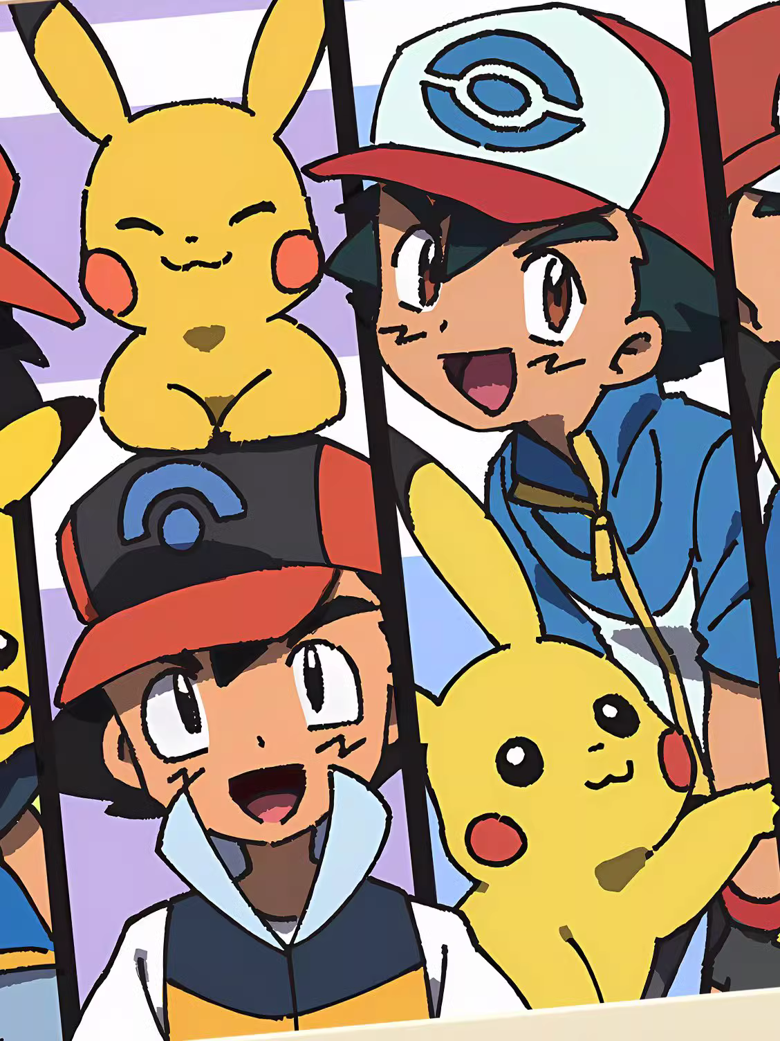 【Pre-sale】Decorative Painting of Ash Ketchum & Pikachu-Pokemon-XingKong Studio