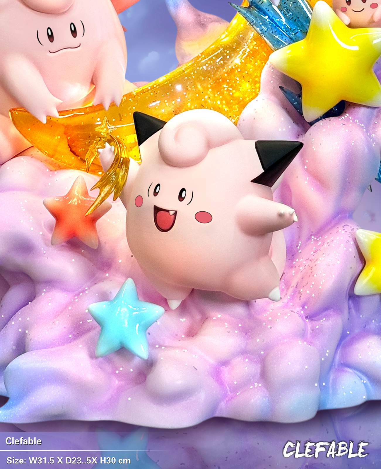 【Pre-sale】Evolution of Clefable Family with LED-Pokemon-EGGS Studio