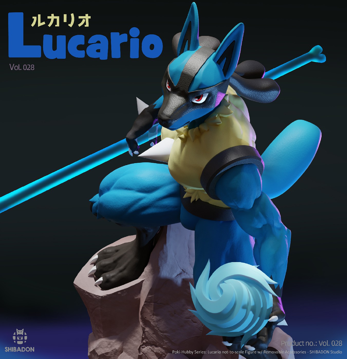 【Sold out】Lucario-Pokemon-Shibadon Studio
