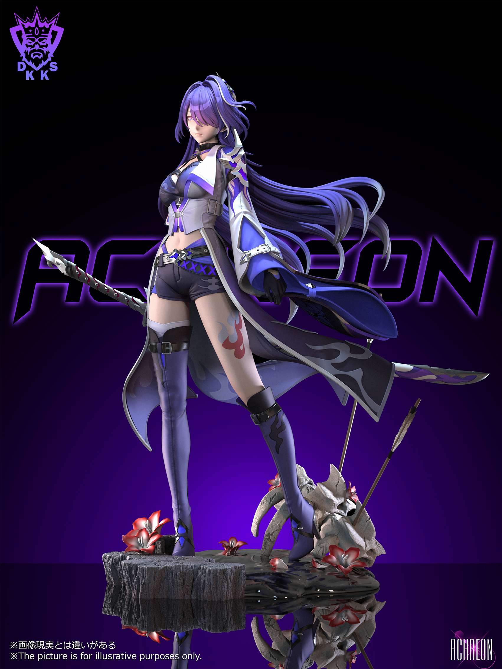 【Pre-sale】1/4 & 1/6 Scale Acheron-Honkai: Star Rail-Dark King Studio