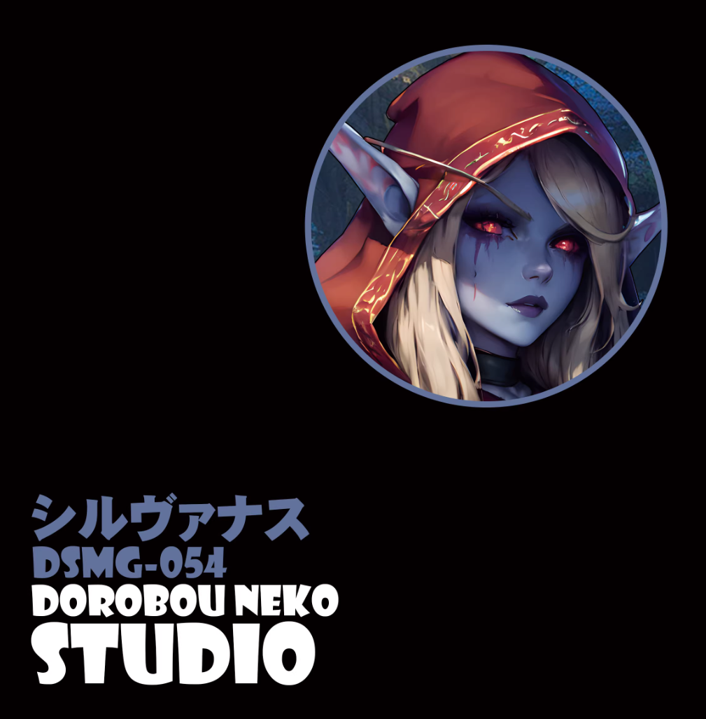 【In stock】DSMG-054 Decorative Painting of Sylvanas Windrunner-World of Warcraft-Dorobou Neko Studio