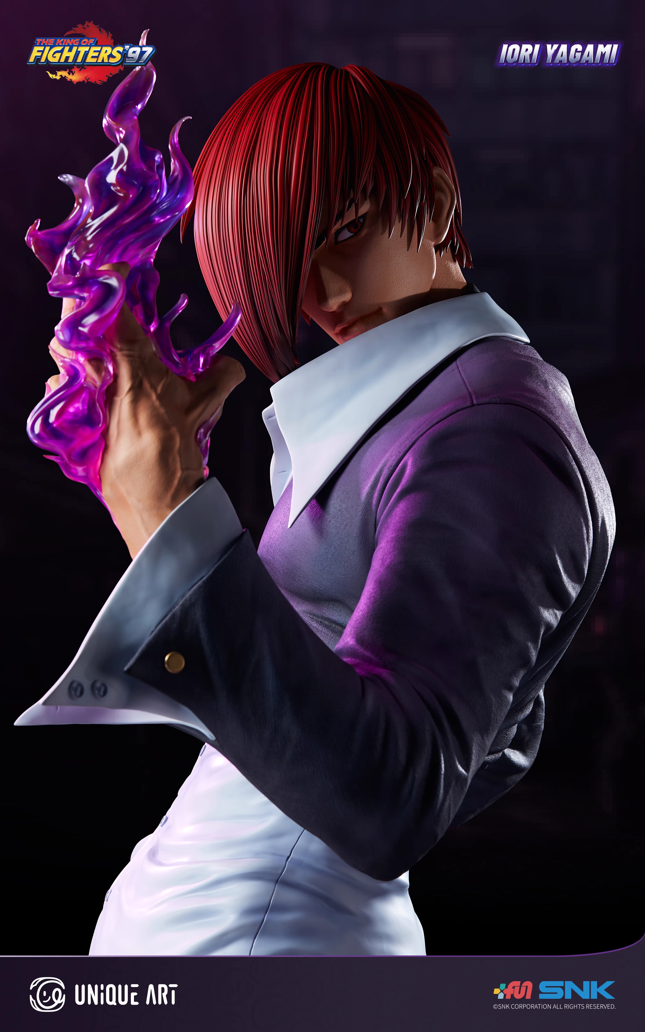 【Pre-sale】1/1 Scale Iori Yagami-The King of Fighters-UNiQUE ART Studio