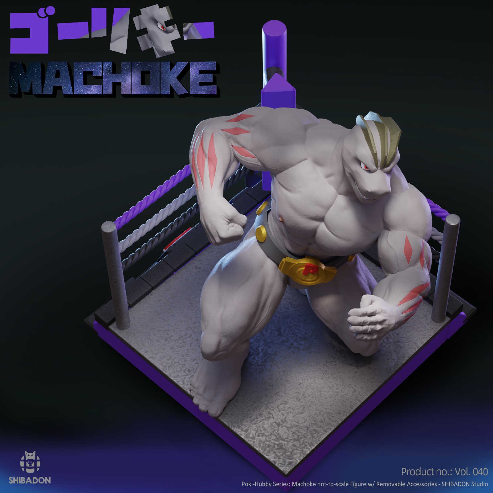 【Sold out】Machoke-Other Series-Shibadon Studio