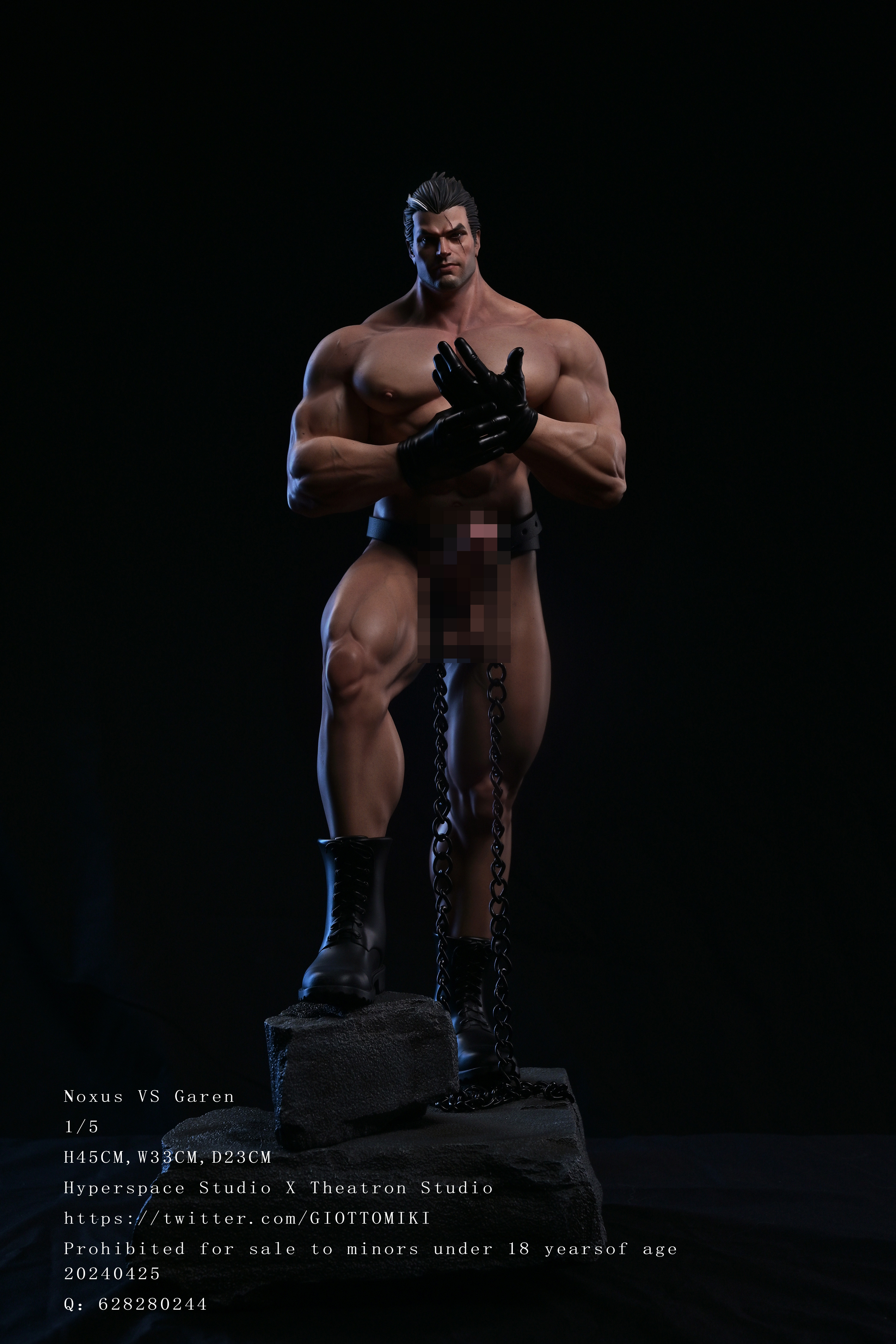 【Sold out】1/5 Scale Noxus VS Garen-League of Legends (LOL)-Hyperspace Studio X Theatron studio