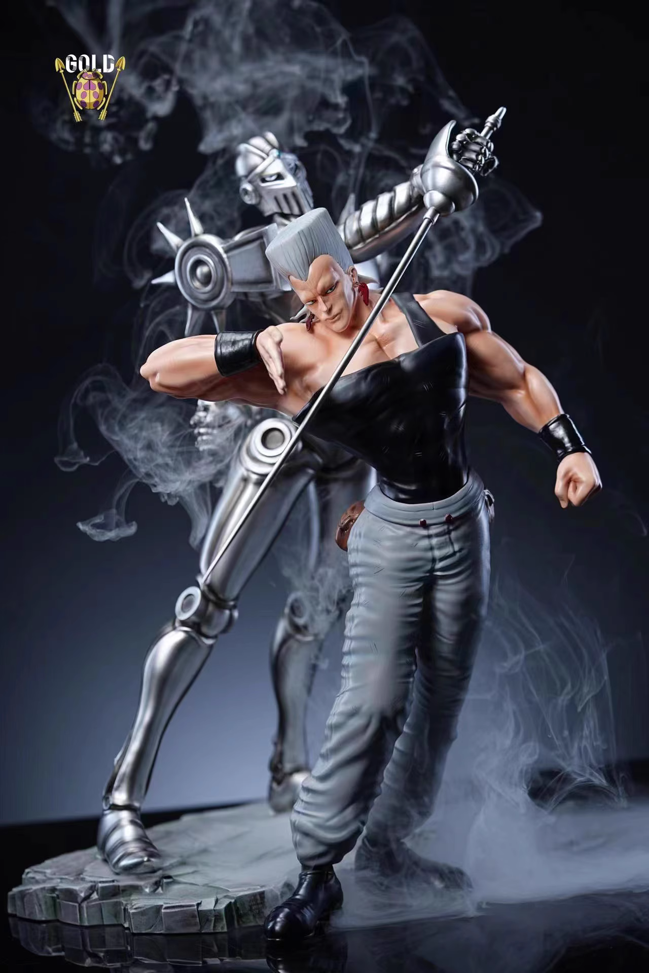 【Pre-sale】1/6 Scale Jan Pierre Polnareff & Silver Chariot-JoJo's Bizarre Adventure-GOLD Studio
