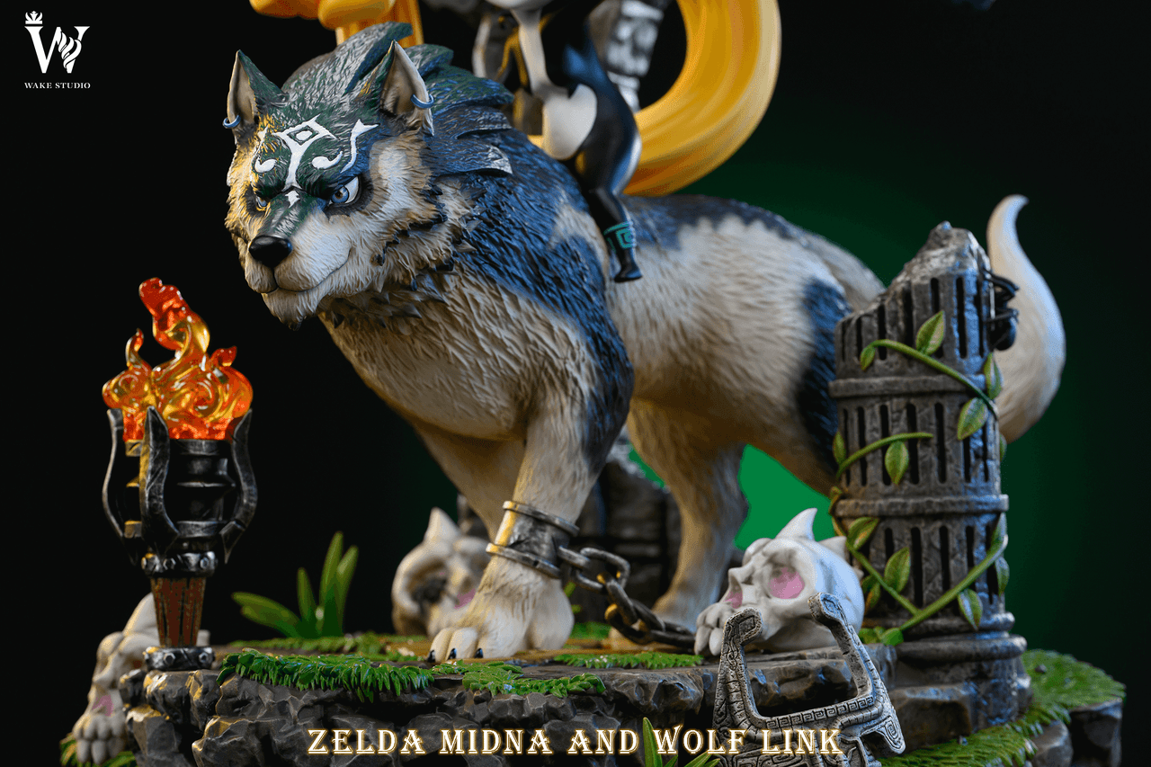 【Last one】1/4 Scale Wolf Link and midna-The Legend of Zelda-Wake Studio