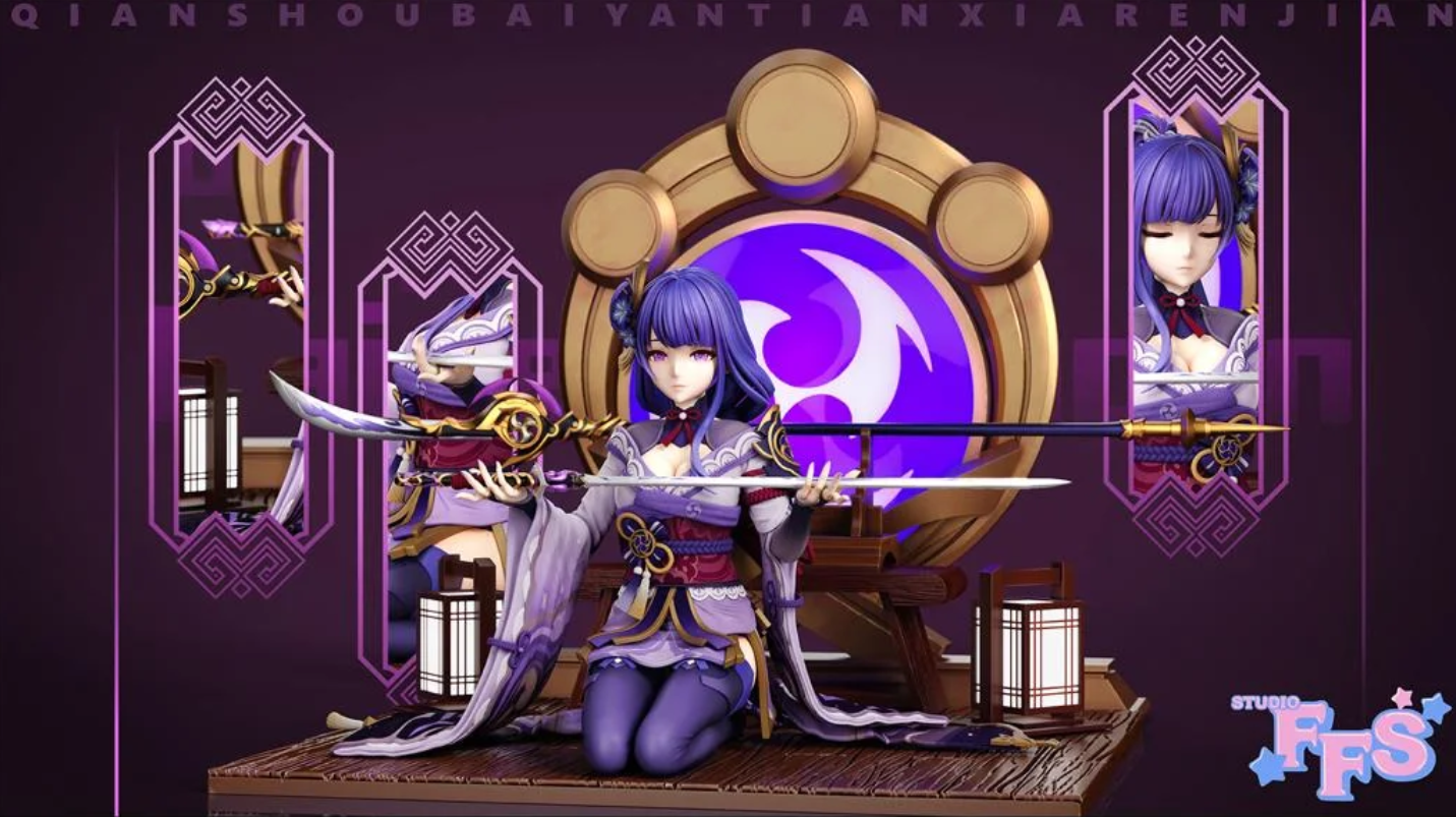 【Sold out】1/6 Scale Determination & Defeat Series Raiden Shogun-Genshin Impact-FFS Studio