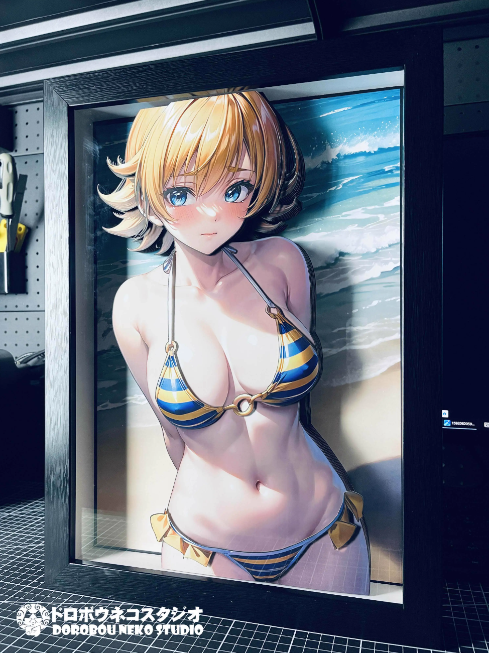 【In stock】DSMG-063 Decorative Painting of Swimming Suit Igawa Sakura-Action Taimanin-Dorobou Neko Studio