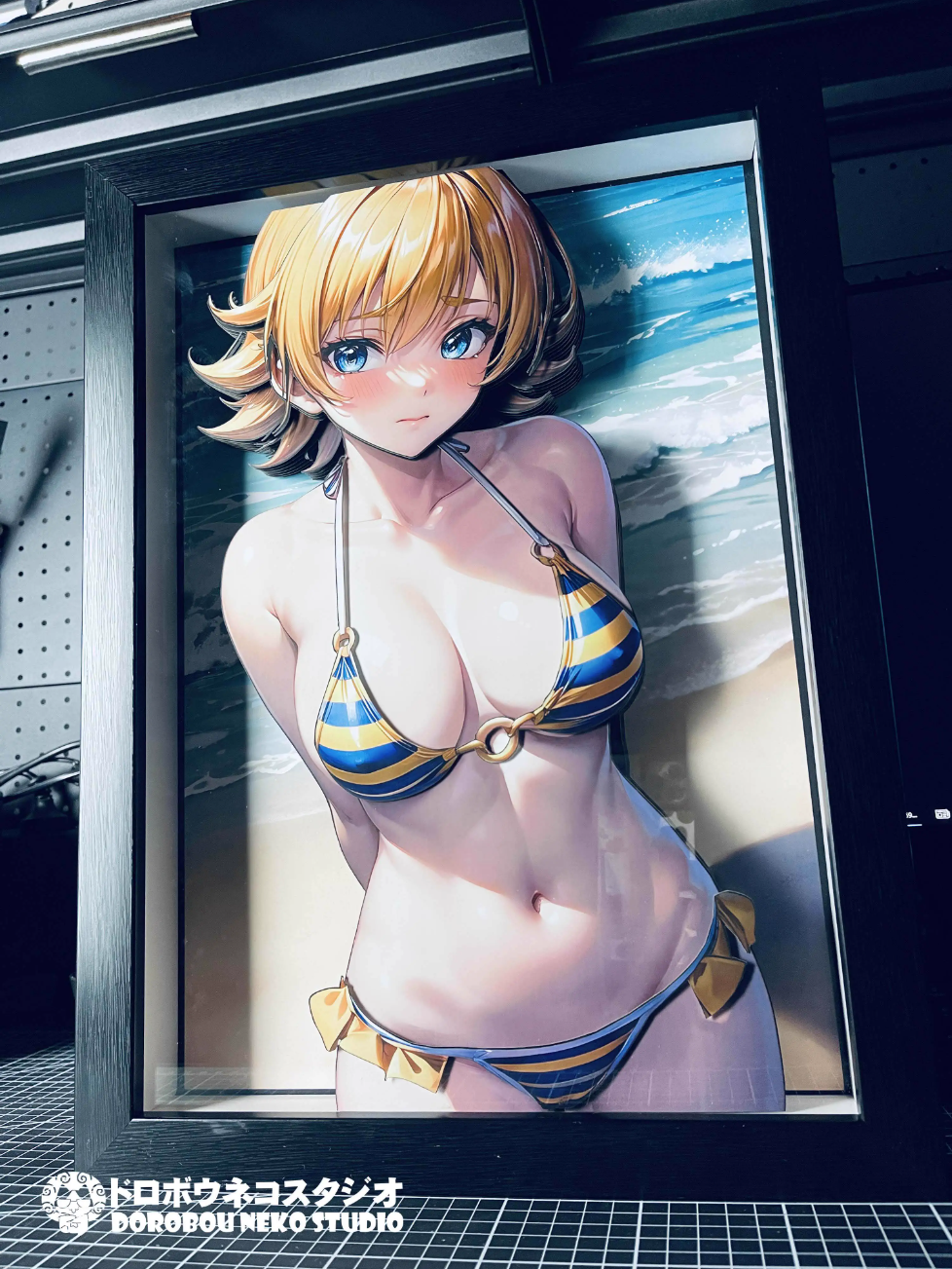 【In stock】DSMG-063 Decorative Painting of Swimming Suit Igawa Sakura-Action Taimanin-Dorobou Neko Studio