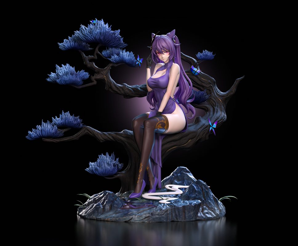 【Sold out】1/6 Scale B Version KeQing-Genshin Impact-LouLan studio