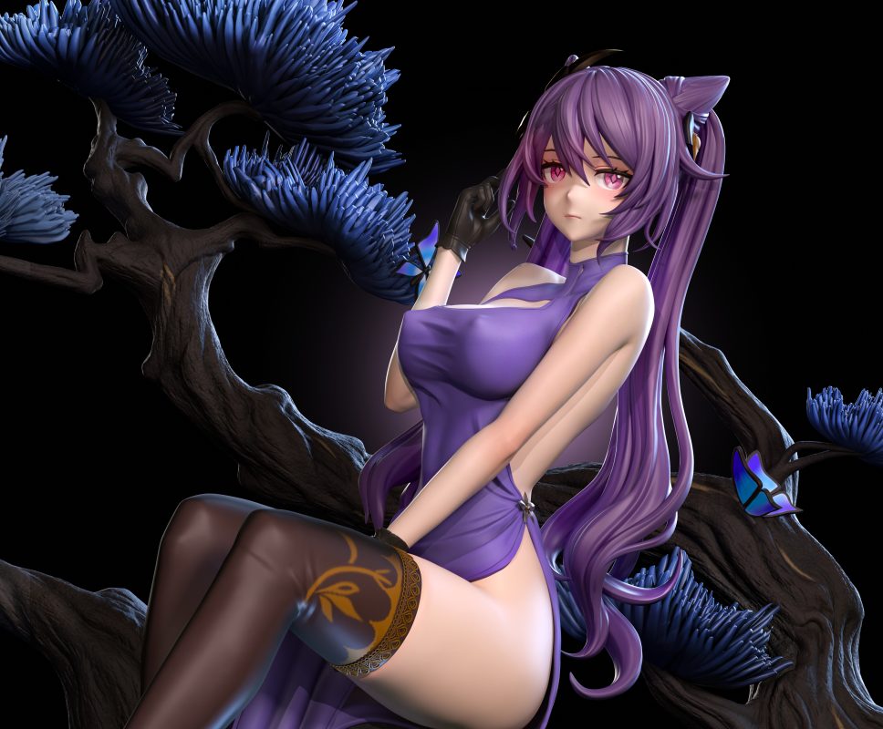 【Sold out】1/6 Scale B Version KeQing-Genshin Impact-LouLan studio