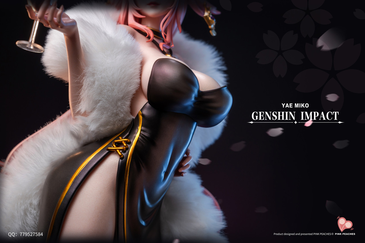 【Pre-sale】1/4 Scale Yae Miko-Genshin Impact-Pink Peaches Studio