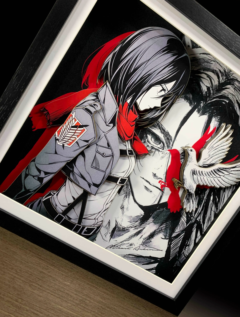 【In stock】Decorative Painting of Mikasa-Attack on Titan-MOMO Studio