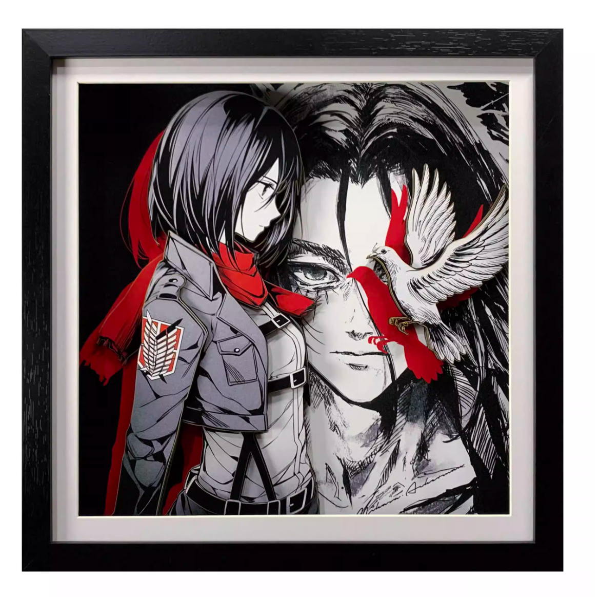 【In stock】Decorative Painting of Mikasa-Attack on Titan-MOMO Studio