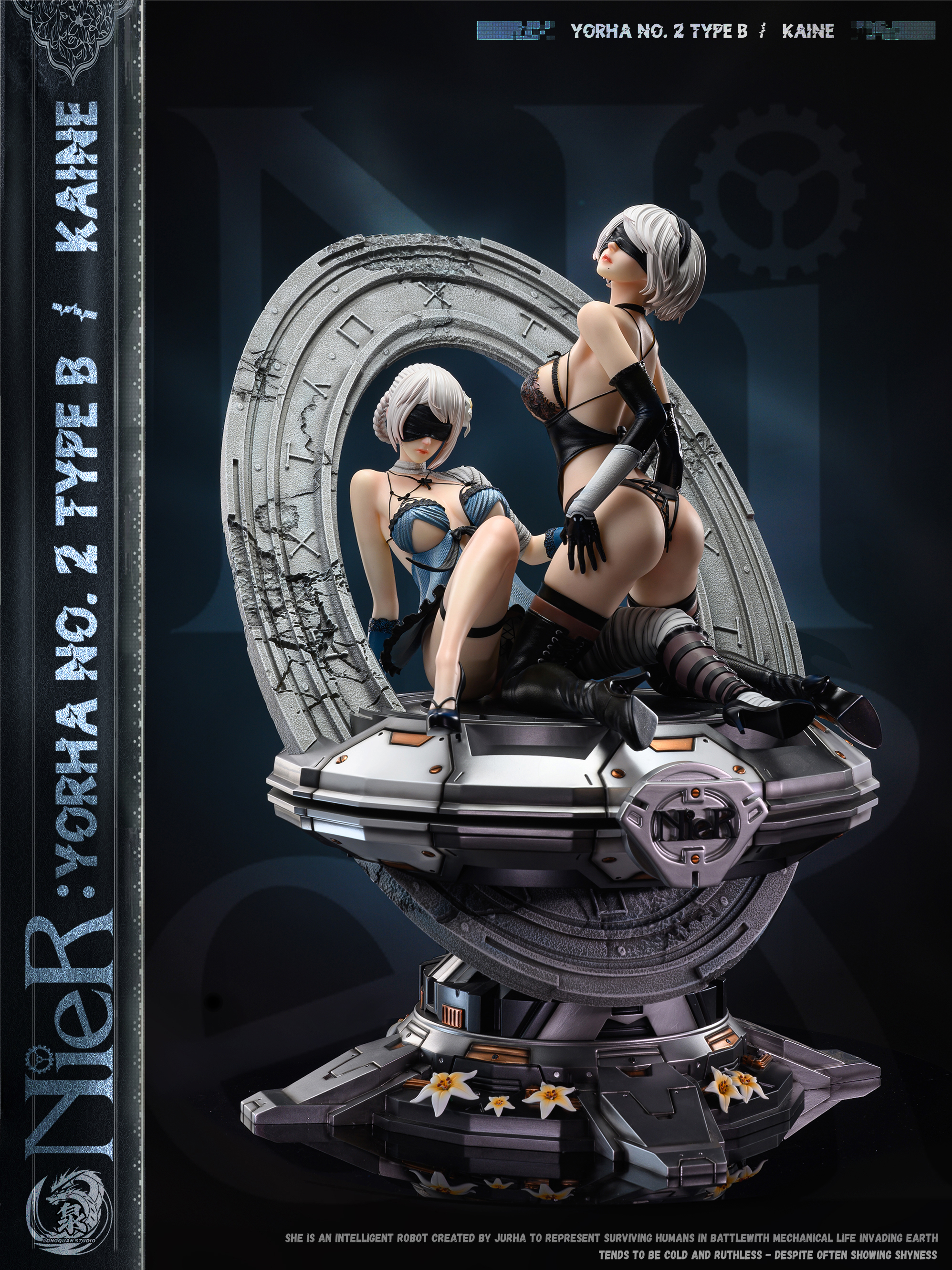 【Pre-sale】1/4 Scale 2B & Kaine-NieR:Automata-LongQuan studio