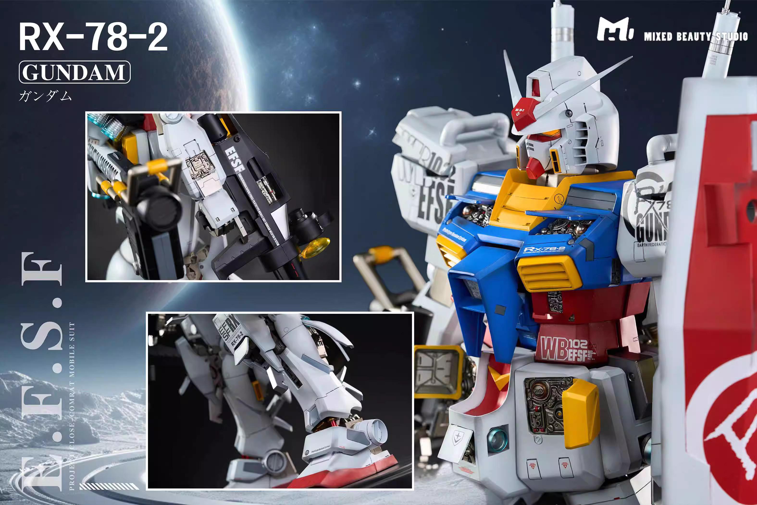 【Pre-sale】RX-78-2-GUNDAM-MIXED BEAUTY Studio