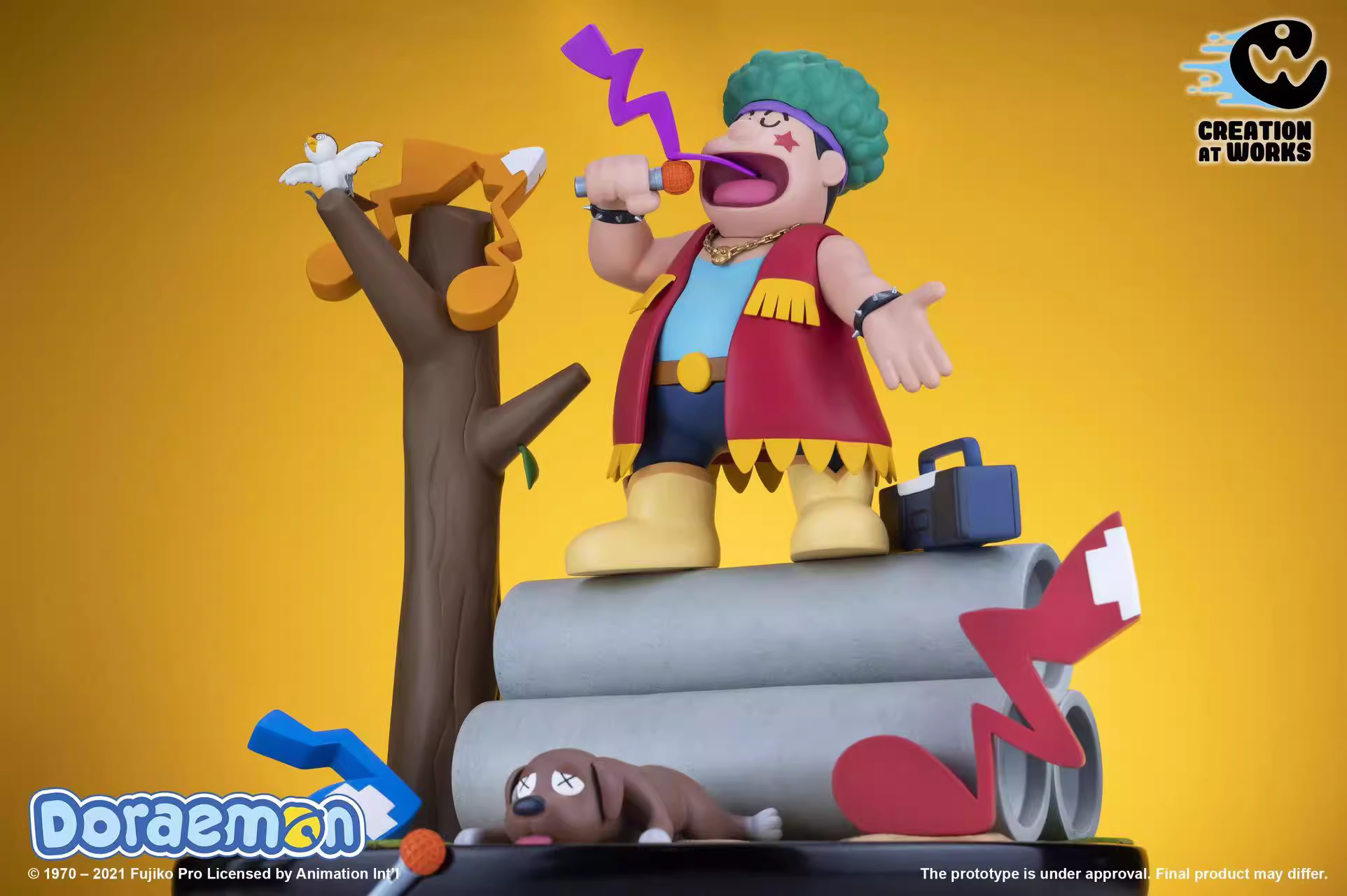 【In stock】1/6 Scale Doraemon & Gouta Takeshi-Doraemon-Creation At Works Collectibles