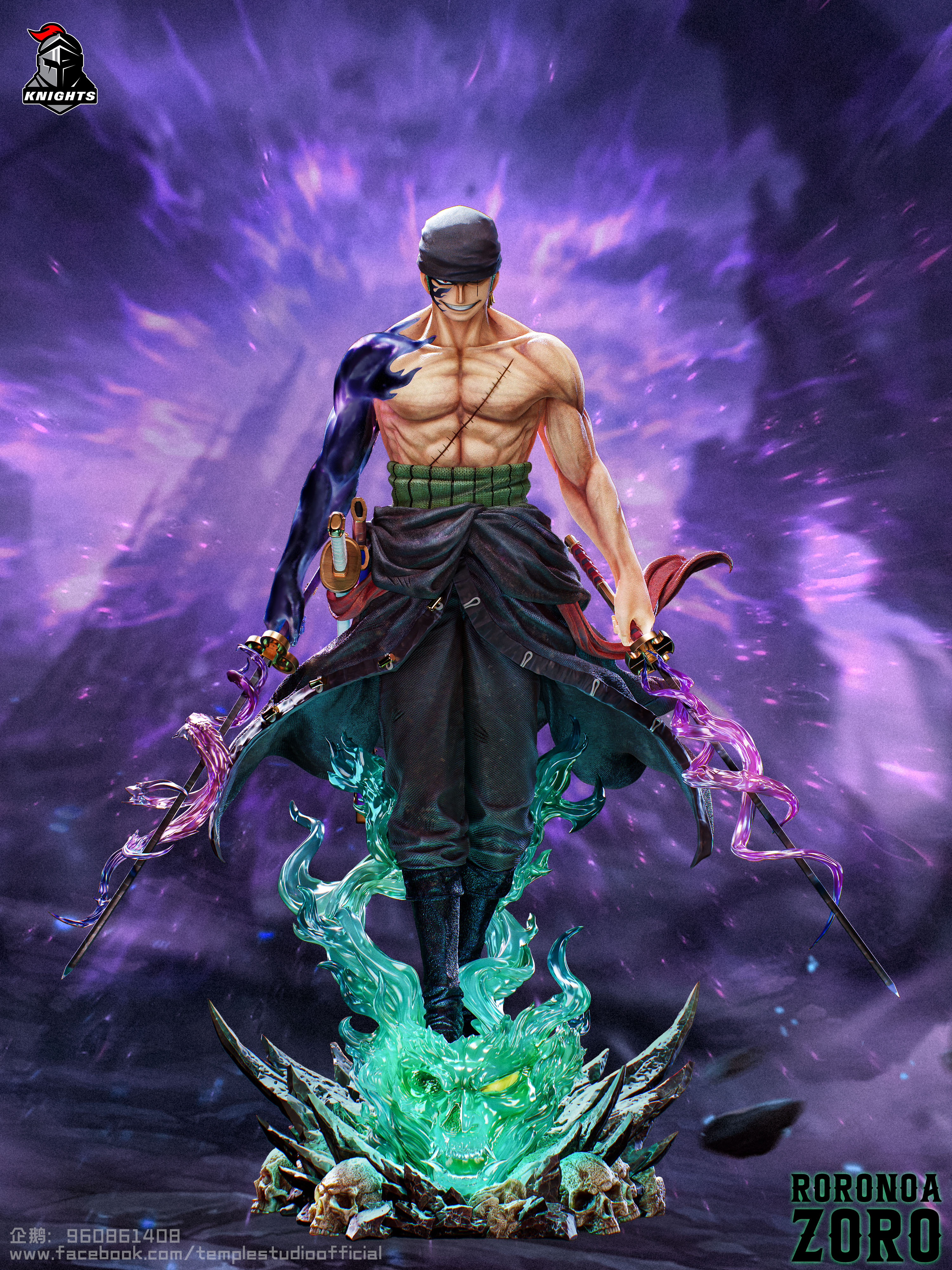 【Pre-sale】1/2, 1/4 & 1/6 Scale NO: 05 Roronoa Zoro-Temple Studio