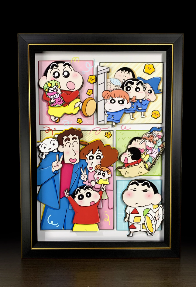 【In stock】Decorative Painting of 野原 しんのすけ-Crayon Shin-MOMO Studio