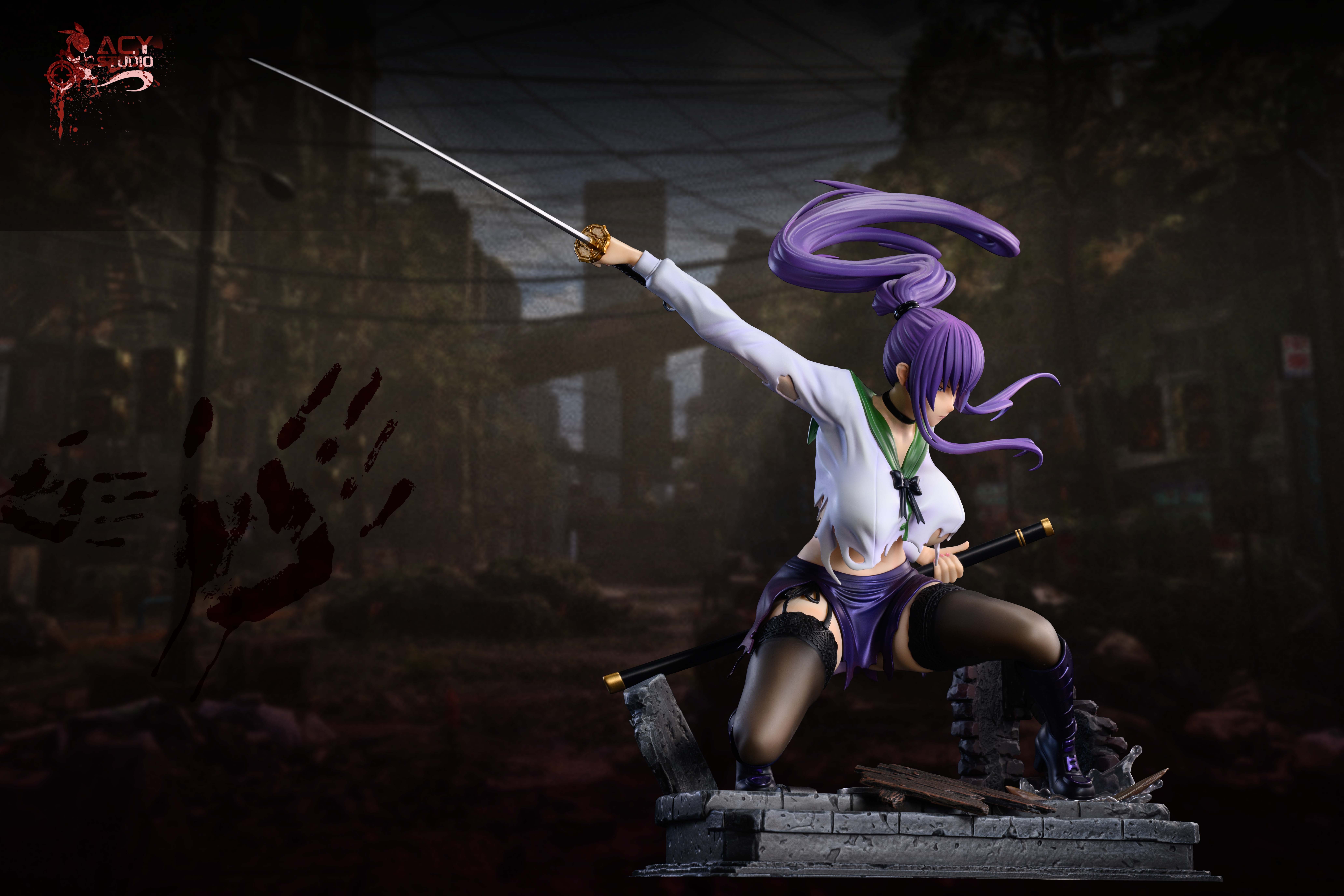 【Pre-sale】1/4 Scale Busujima Saeko-HIGHSCHOOL OF THE DEAD-Acy Studio