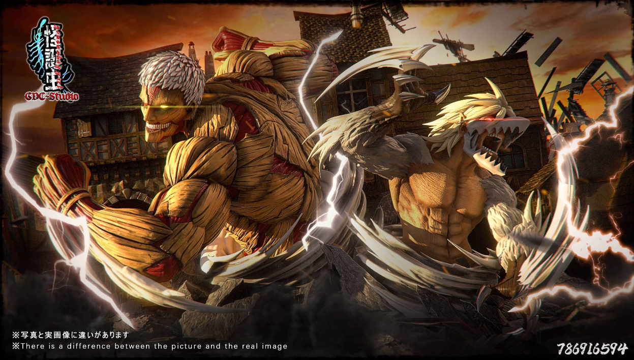 【Pre-sale】The Armored Titan & Jaw Titan-Attack on Titan-PF Studio