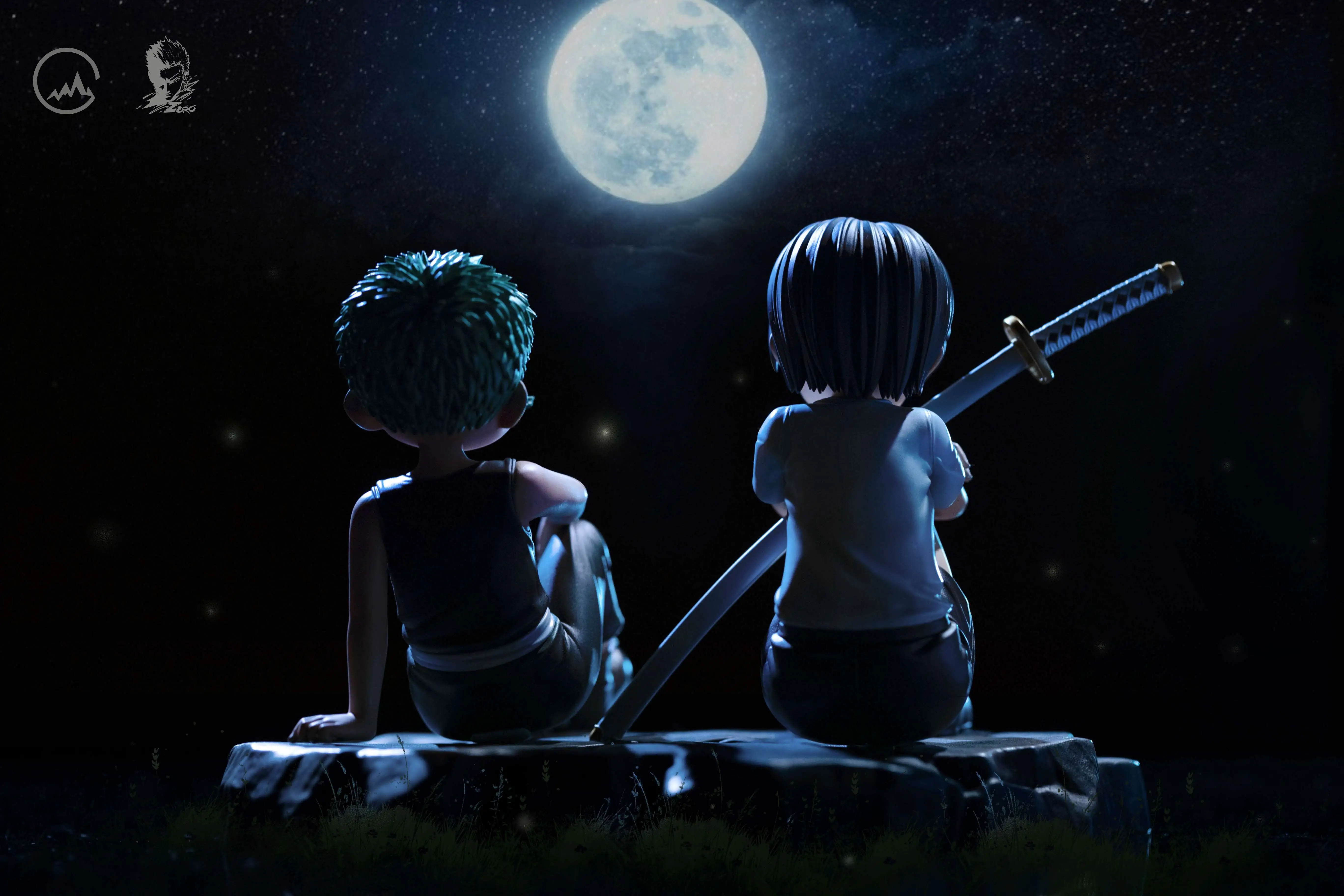 【Sold out】Childhood Zoro & Kuina-GuiGu Studio