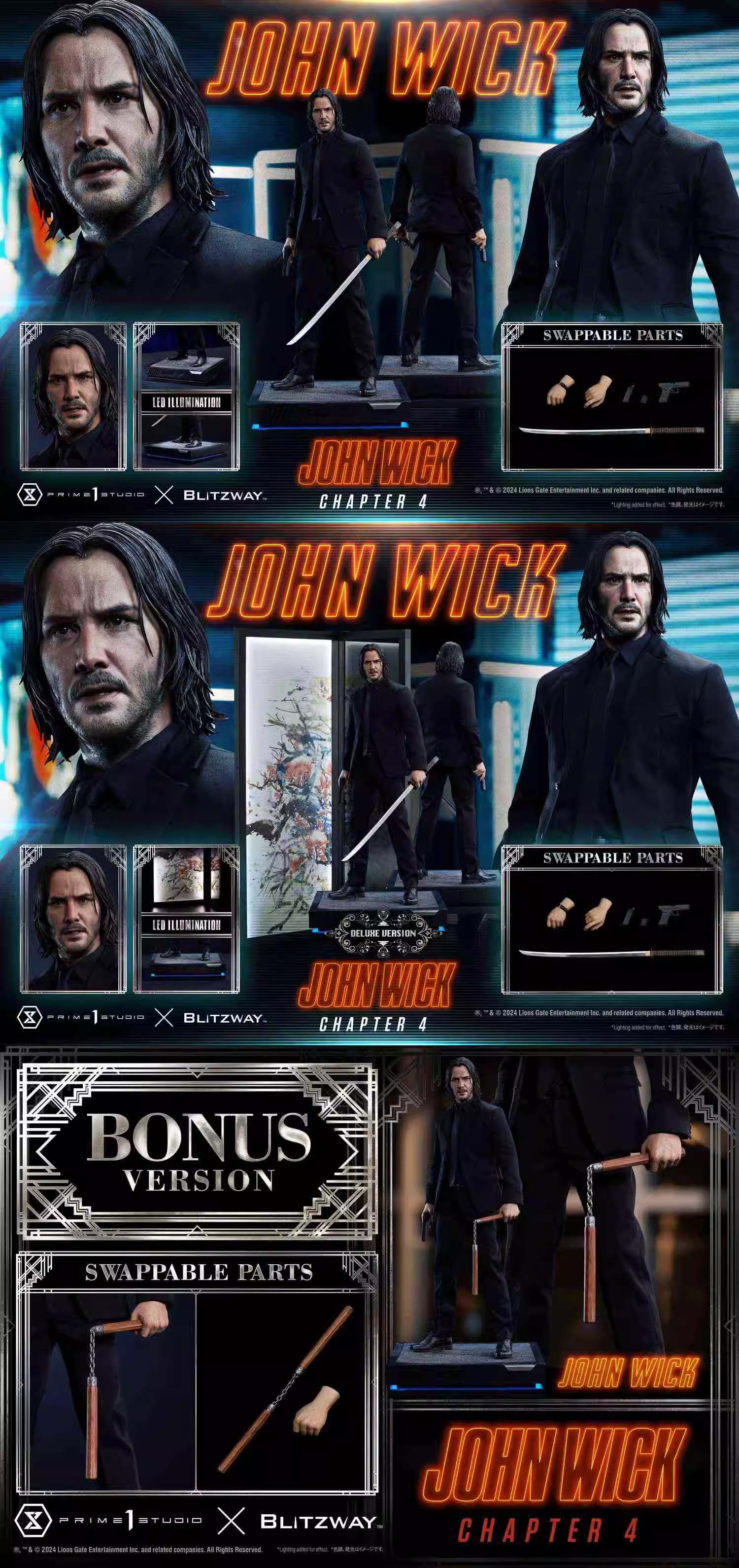【Pre-sale】John Wick-Chapter 4-Prime 1 Studio
