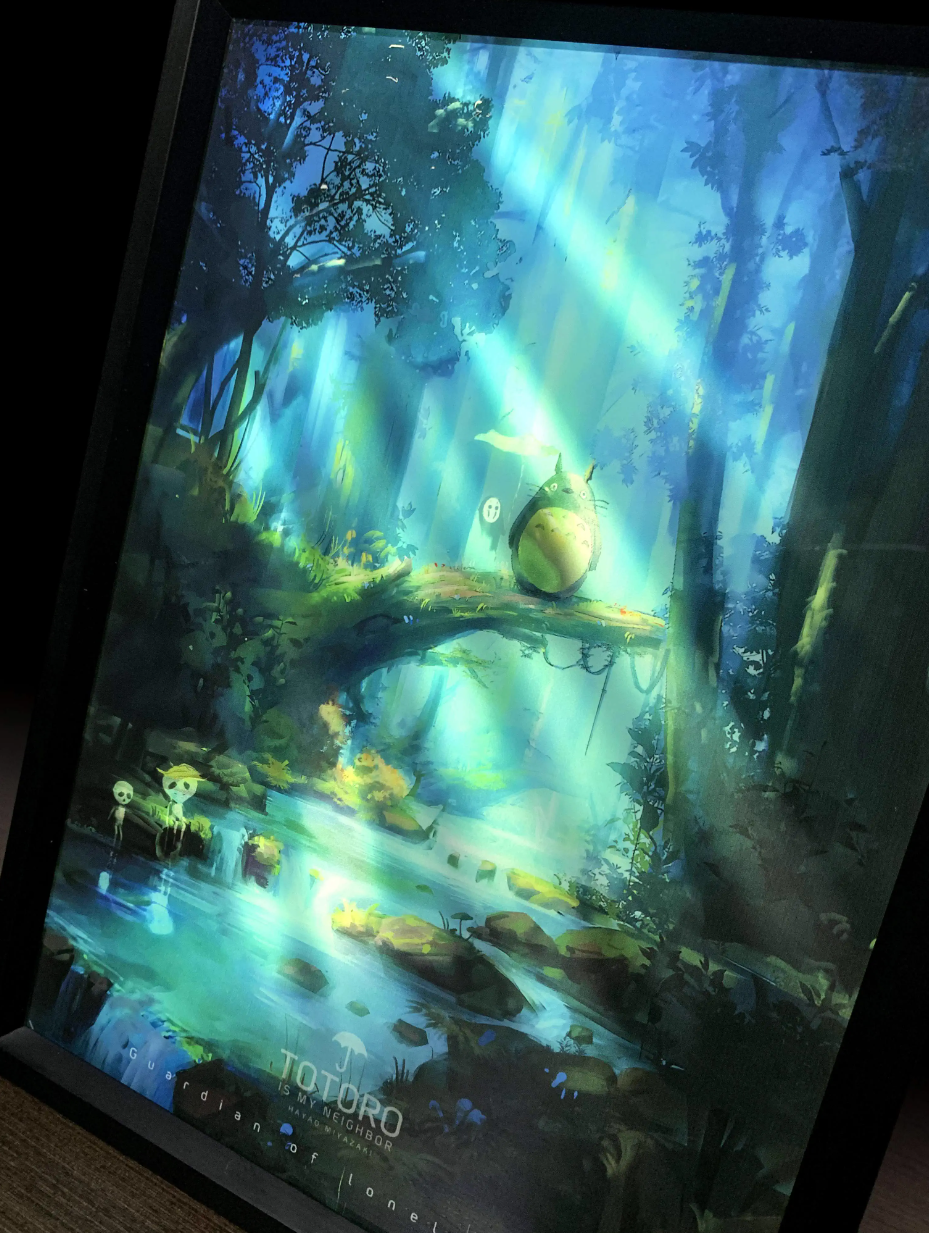 【In stock】Decorative Painting of Totoro-Studio Ghibli-MOMO Studio