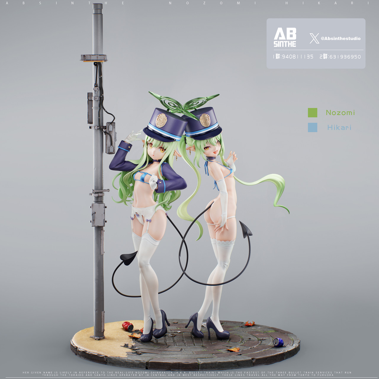 【Sold out】1/6 Scale Nozomi & Hikari-Blue Archive-ABSinthe Studio