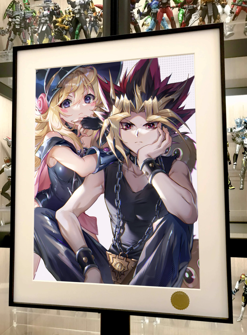 【Pre-sale】Decorative Painting of Dark Magician Girl & Black Magician-Yu-Gi-Oh!-XingKong Studio