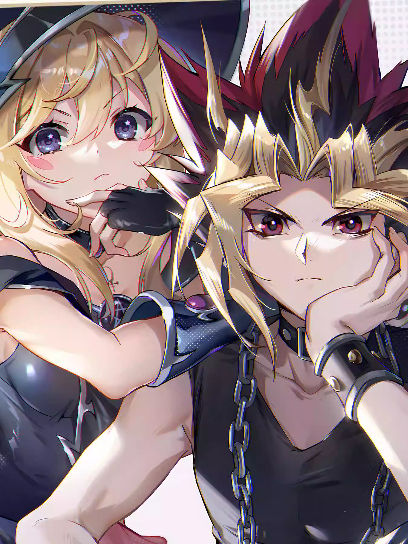 【Pre-sale】Decorative Painting of Dark Magician Girl & Black Magician-Yu-Gi-Oh!-XingKong Studio