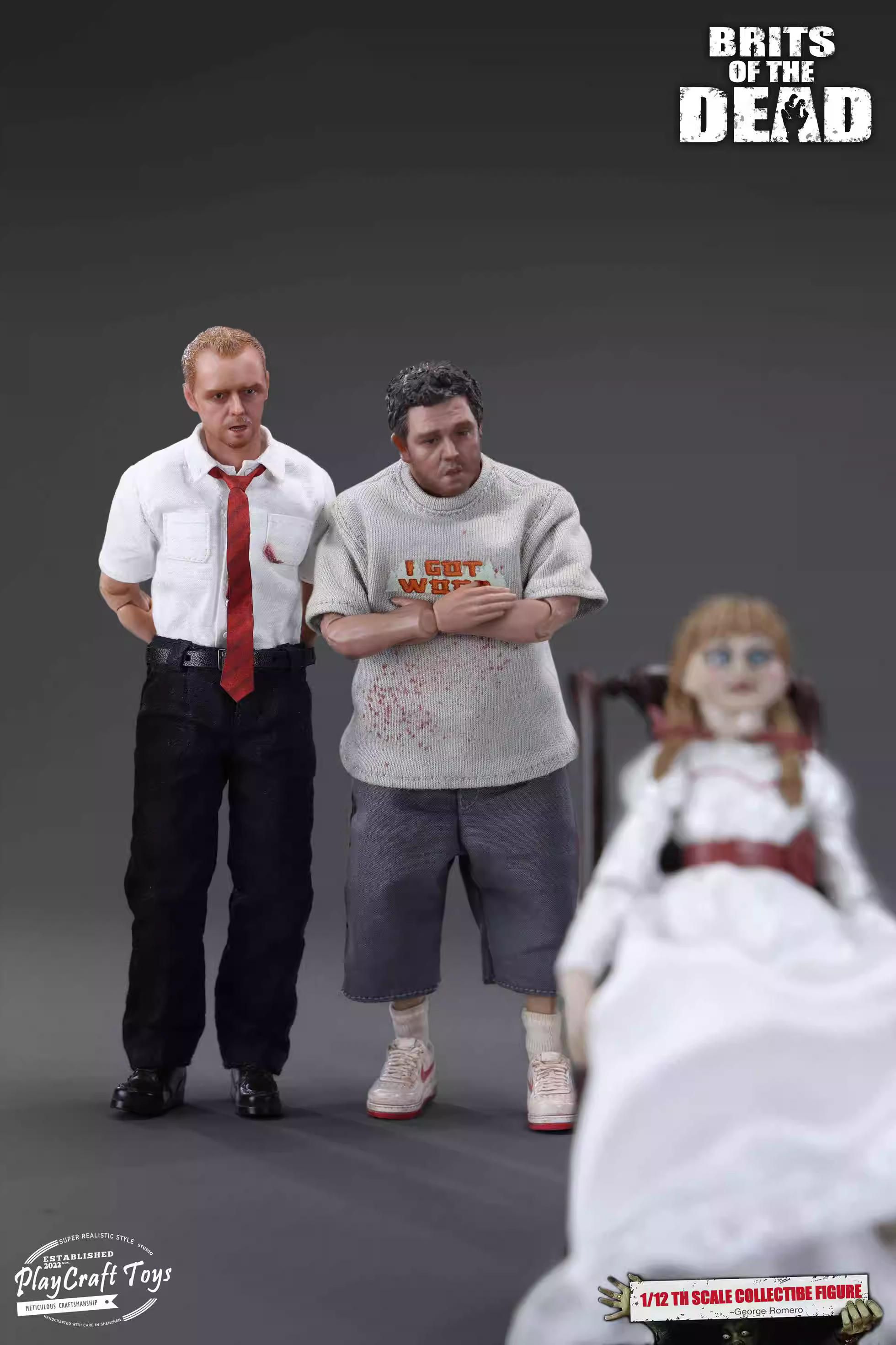 【Pre-sale】1/12 Scale Zombie Fatty Boy & Slim Boy-Other Series-Play Craft Toys