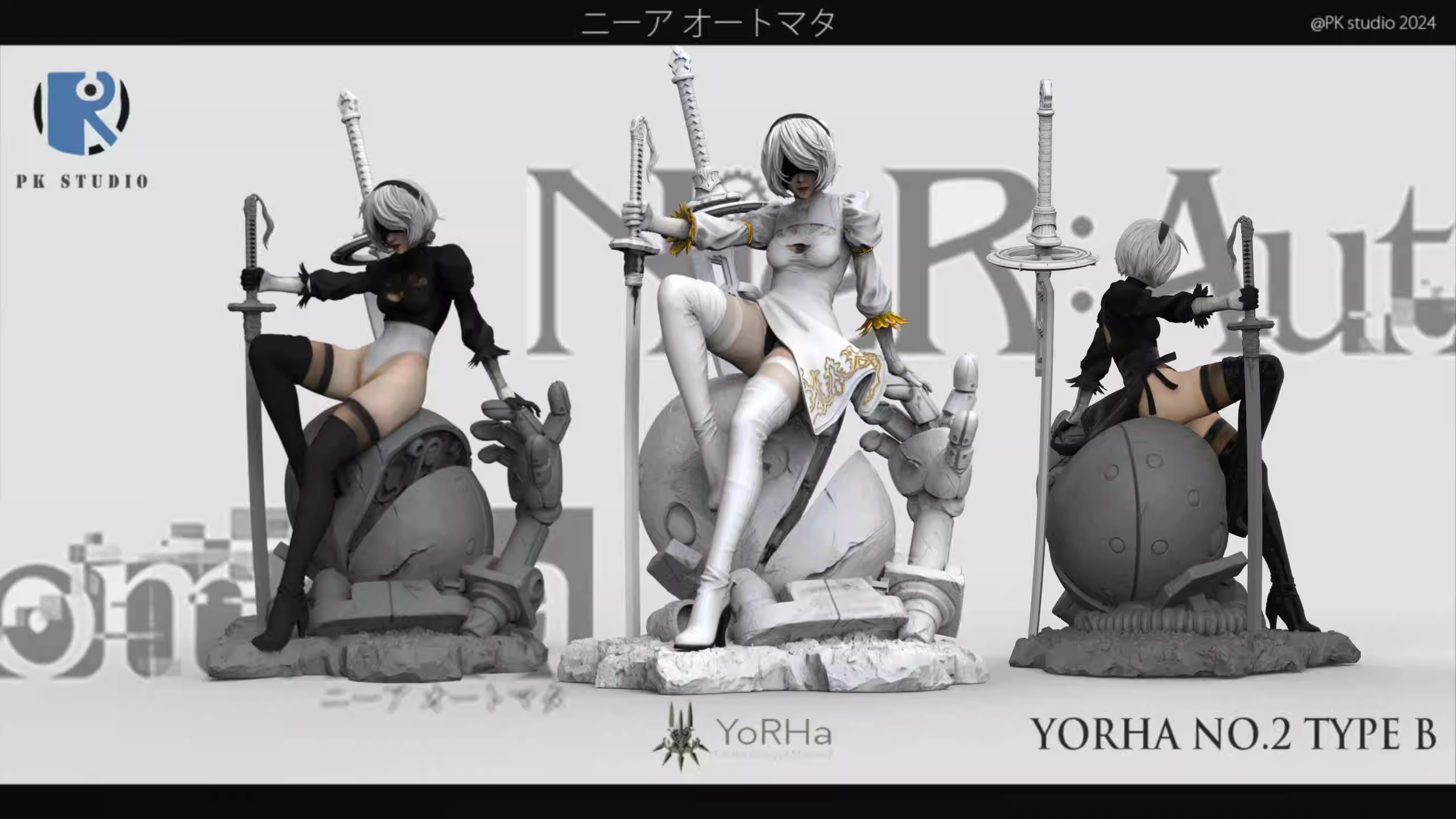 【Pre-sale】1/4 & 1/6 Scale 2B-NieR:Automata-PK studio