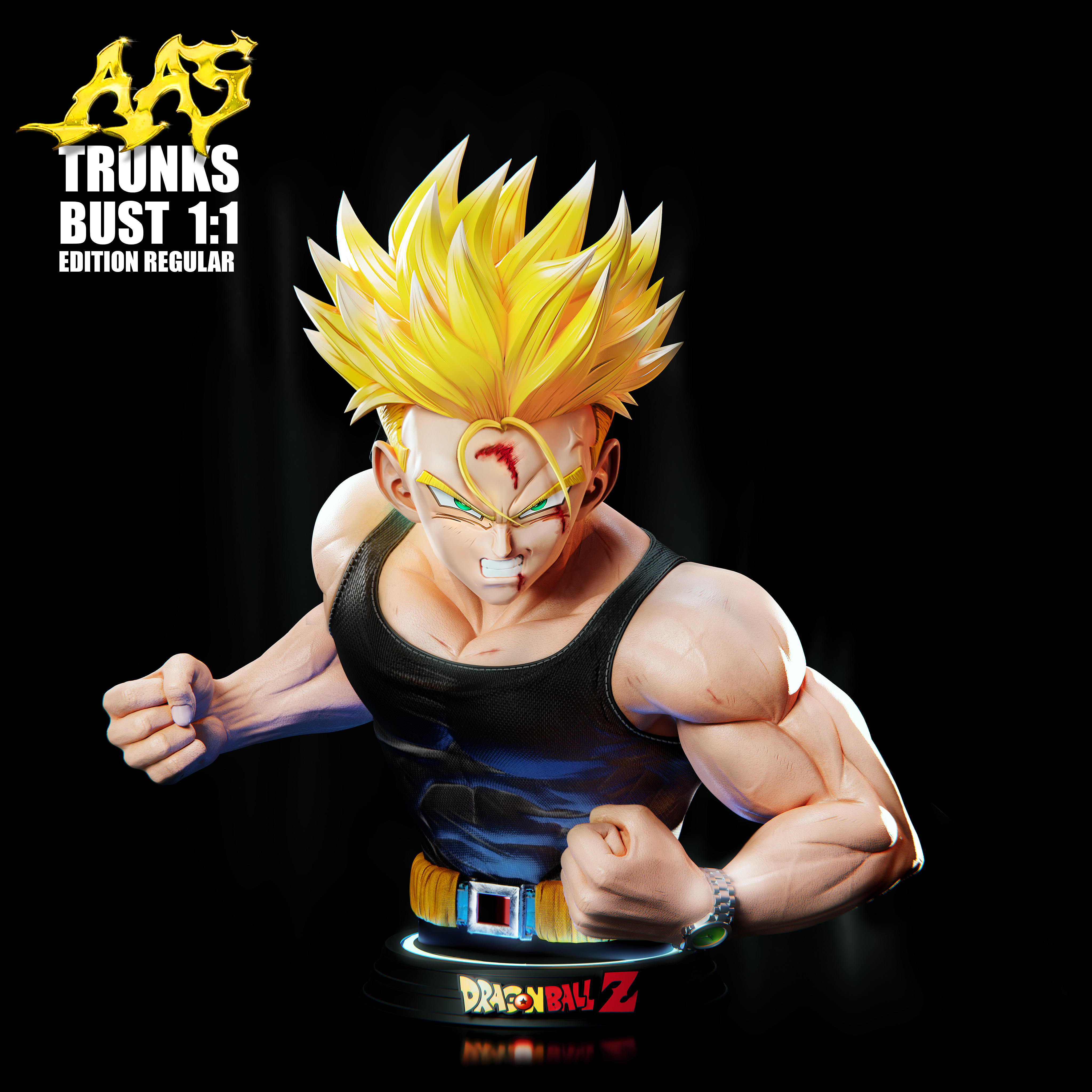【Pre-sale】1/1 & 1/2 Scale Bust of Trunks-Armyant-studio