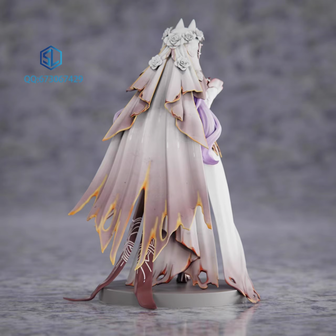 【Pre-sale】1/6 Scale Wedding Dress Lunar Vow: Crimson Love-Honkai Impact 3-SL Studio