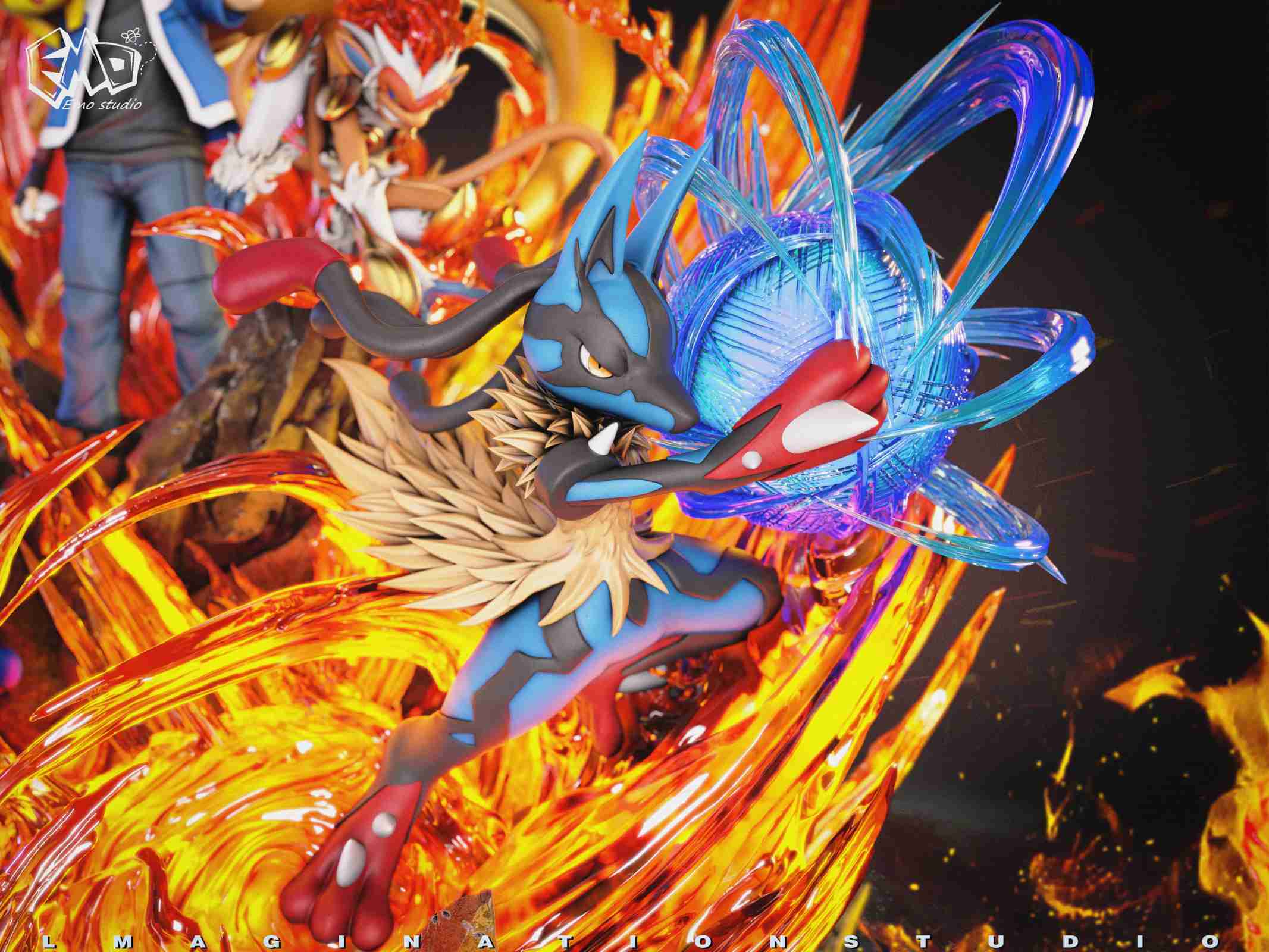 【Pre-sale】Graduation Statue Series 001 Ash Ketchum with LED-Pokemon-EMO Studio