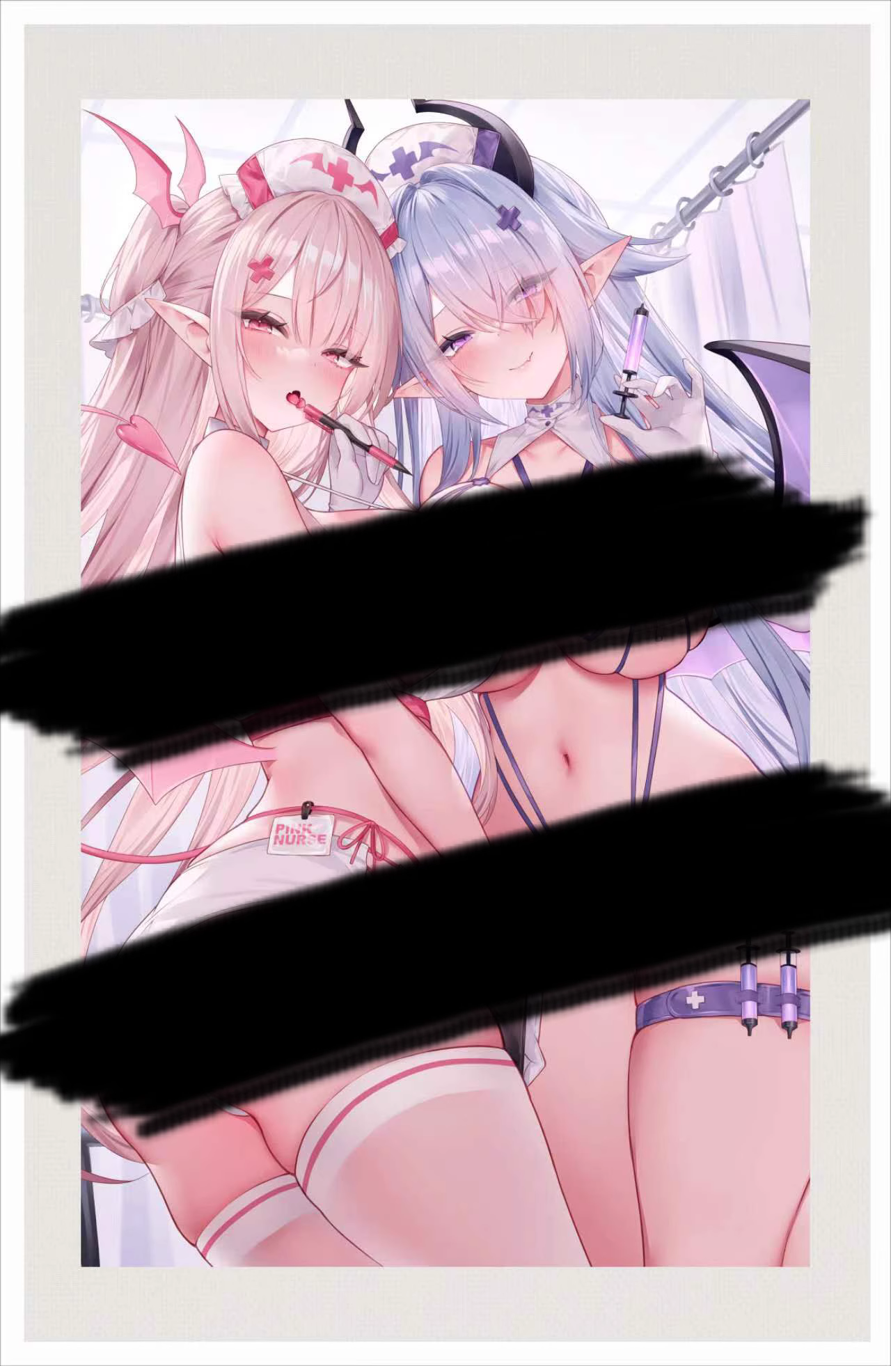 【In stock】Decorative Painting of Pink & Purple Nurse-Other Series-GKMJZ Studio