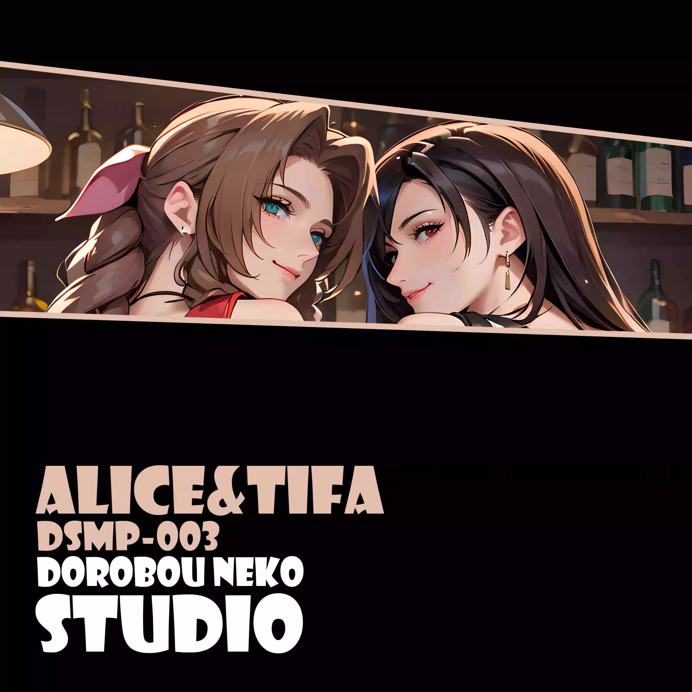 【In stock】DSMP-003 Decorative Painting of Alice & Tifa-Final Fantasy-Dorobou Neko Studio