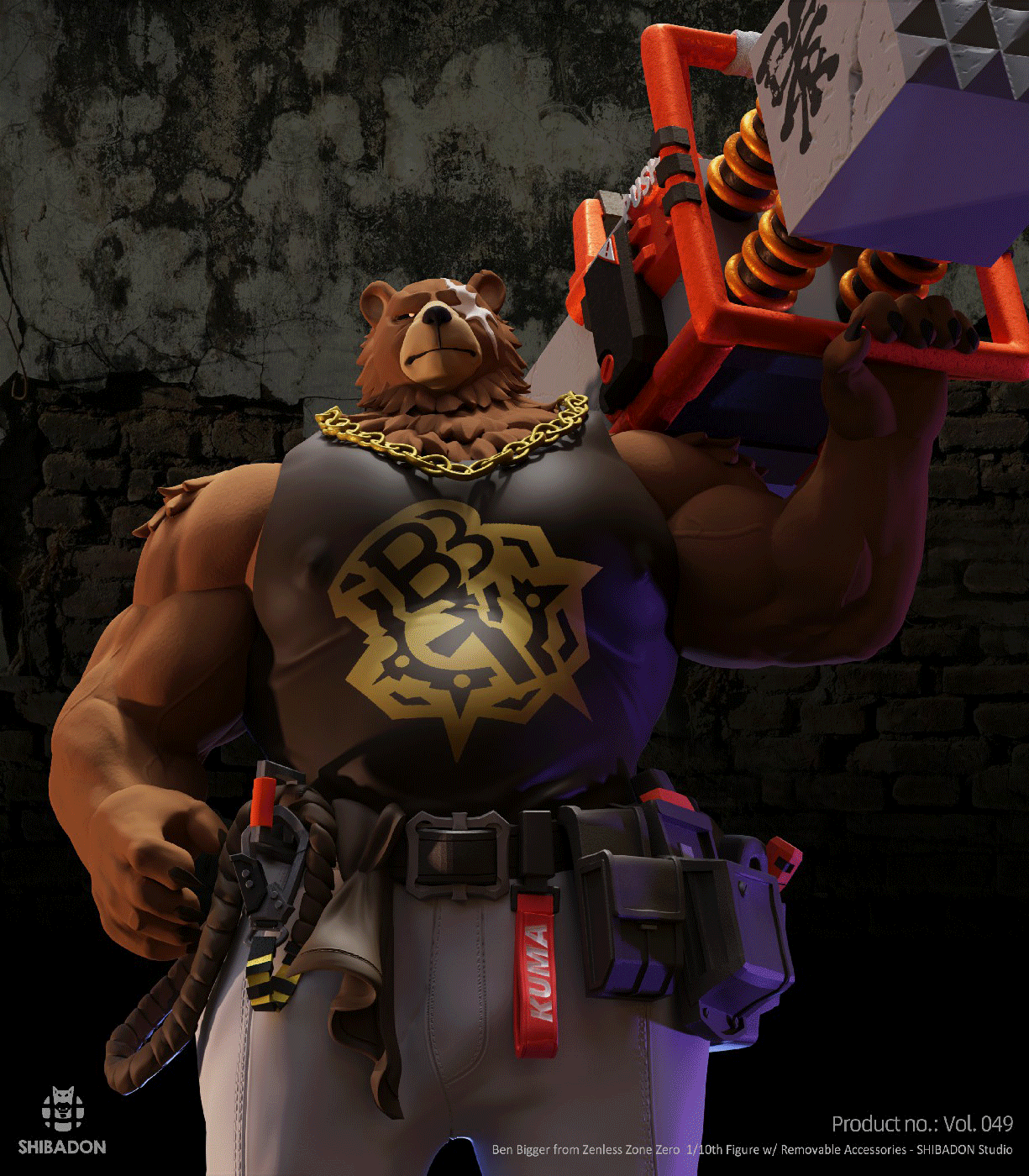 【Sold out】1/10 Scale Ben Bigger-Zenless Zone Zero-Shibadon Studio