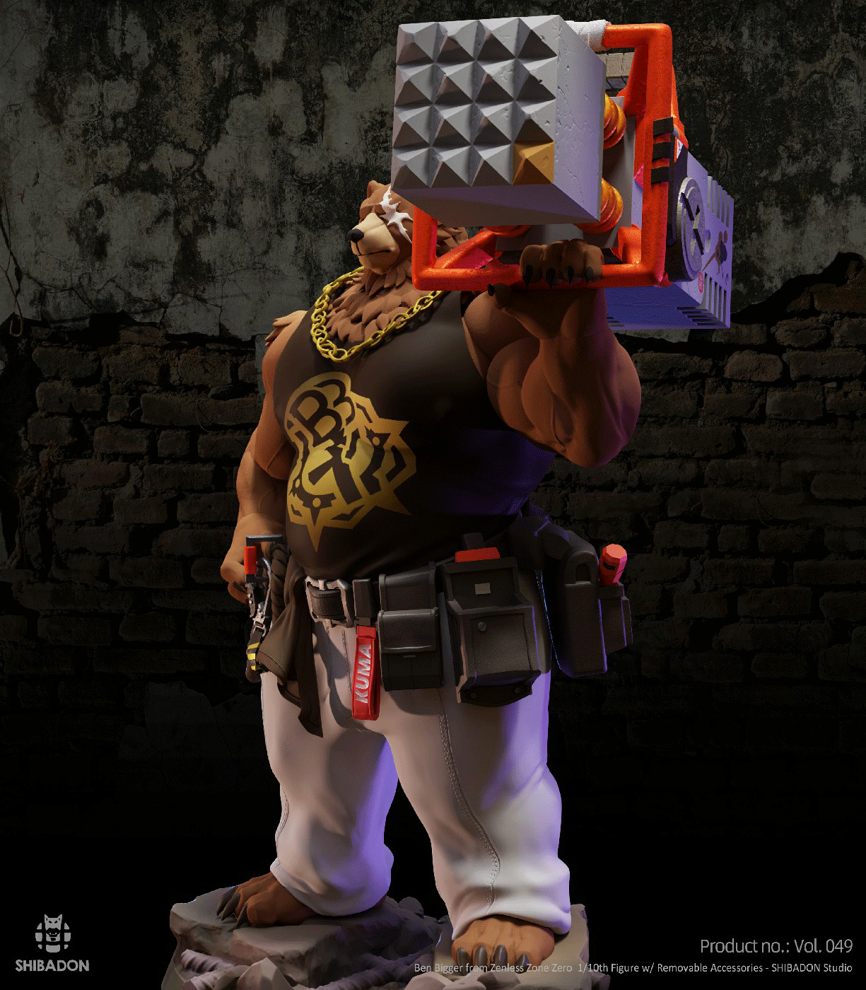 【Sold out】1/10 Scale Ben Bigger-Zenless Zone Zero-Shibadon Studio