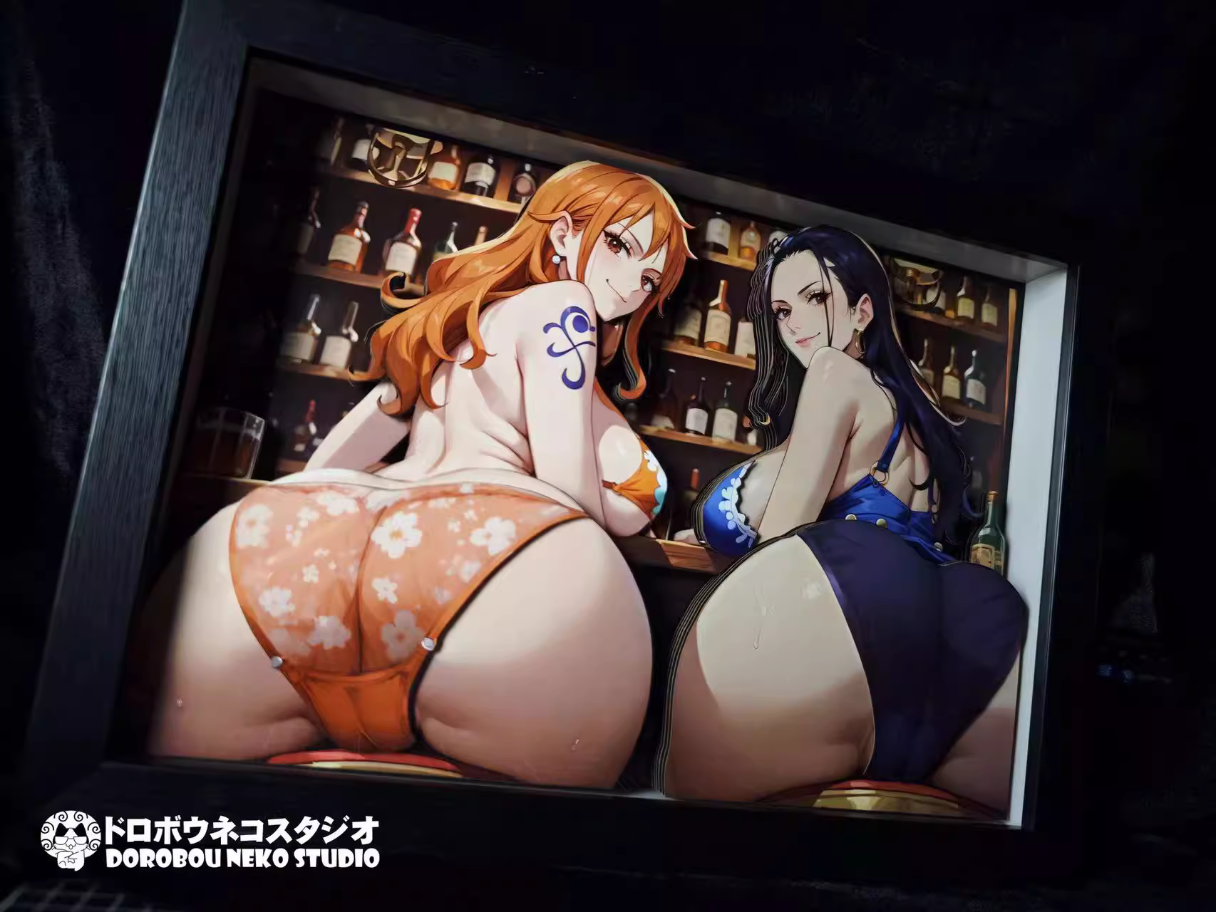 【In stock】DSMP-004 Decorative Painting of Nami & Robin-Dorobou Neko Studio