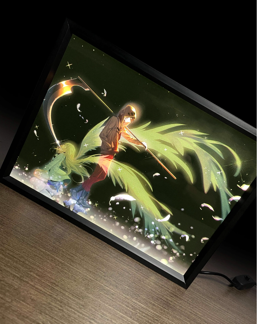 【In stock】Decorative Painting of Rachel & Zack-Angels of Death-MOMO Studio