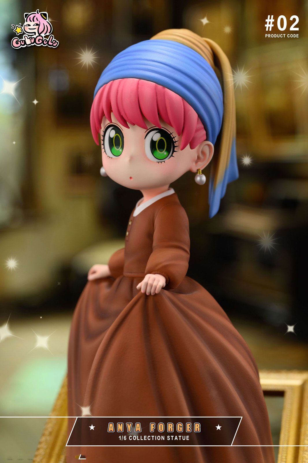 【Pre-sale】Girl With A Pearl Earring Cosplay Anya Forger-GULUGULU Studio