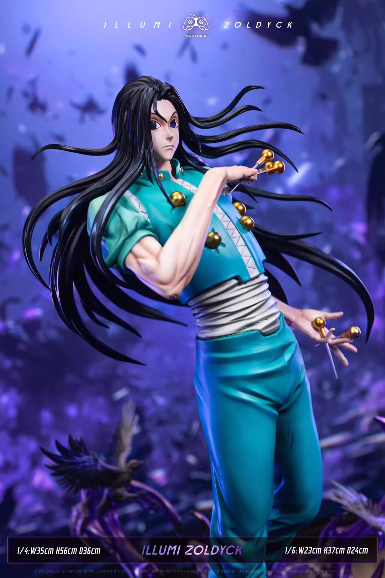 【Pre-sale】1/4 & 1/6 Scale 03 Illumi Zoldyck-HUNTER×HUNTER-PG Studio