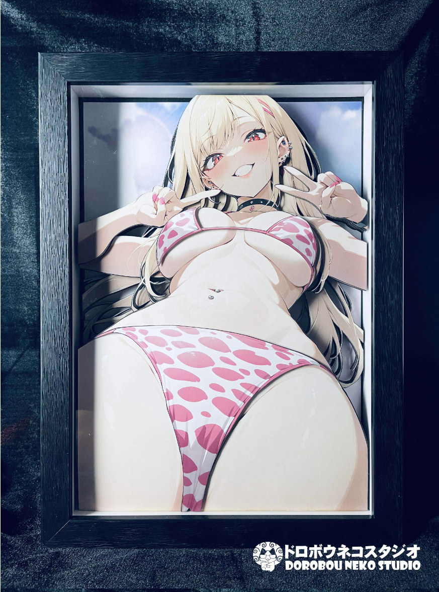 【In stock】DSMG-100 Decorative Painting of Kitagawa Marin-My Dress-Up Darling-Dorobou Neko Studio