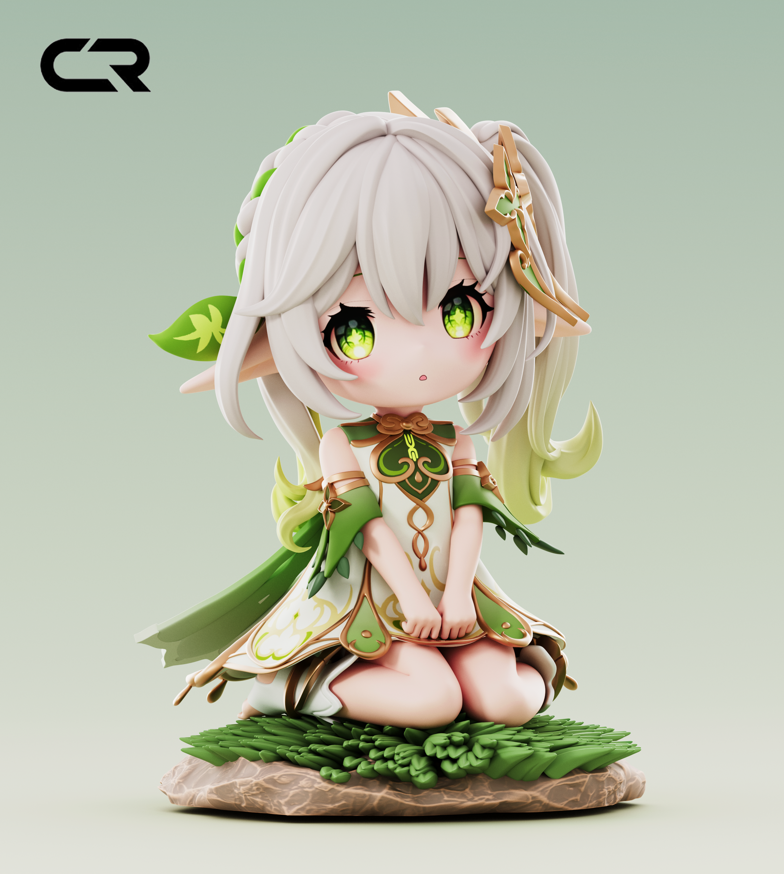 【Pre-sale】Q Version Sitting Nahida-Genshin Impact-CR Studio